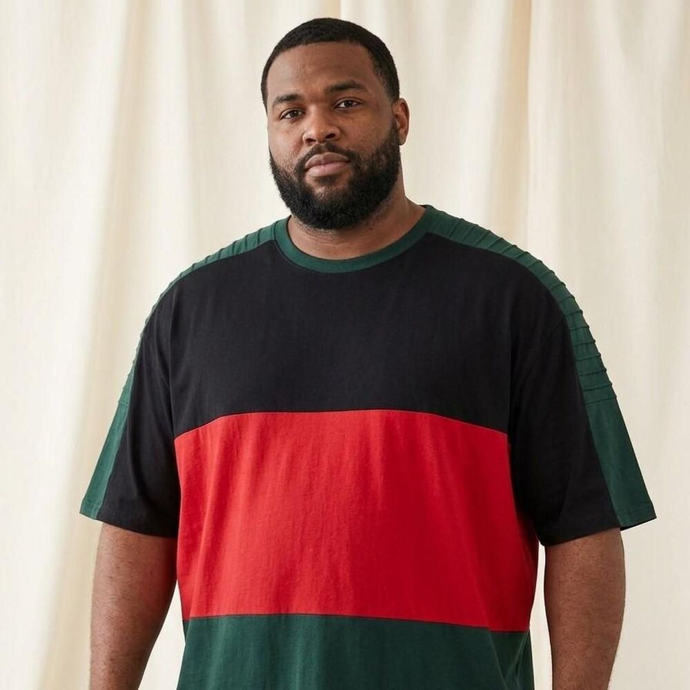 Southpole Vintage 90s Style Colorblock Tee - 3XB streetwear hiphop Y2k